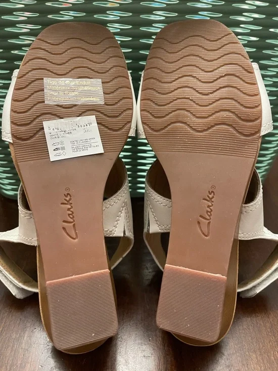 NWOT Clarks Kyarra Aster Wedge Sandal - Picture 7 of 7